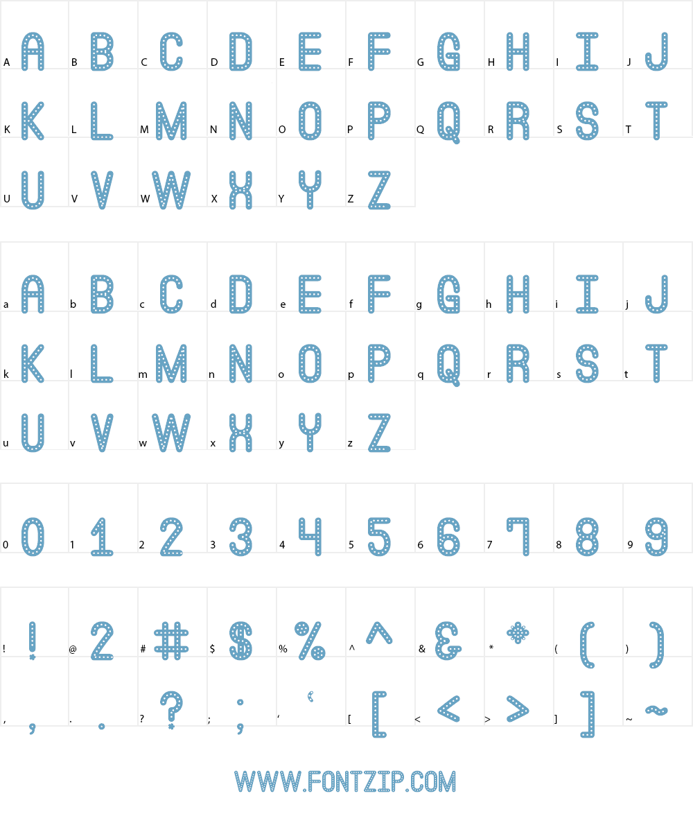 Eat at Joe's St Font Character